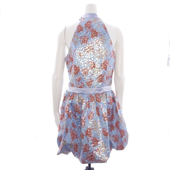 Love Shack Fancy Ola Mini Dress Morning Cappuccino Floral Size 12 Pockets - Picture 6 of 13